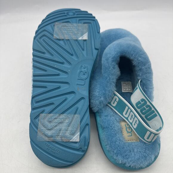UGG light blue size 6 FLUFF YEAH SLIDE SANDAL/SLIPPER NEW WITHOUT BOX - Picture 6 of 6